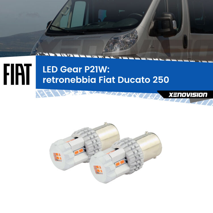 0 Retronebbia LED per Fiat Ducato 250 2006 - 2013: P21W Gear <p>Coppia <strong>LED P21W Rossi per </strong><strong>Retronebbia</strong> <strong>Fiat</strong> <strong>Ducato </strong>(250) 2006 - 2013: ultracompatti, illuminazione a 360 gradi e Canbus. Qualità Massima.</p>
<div> </div>