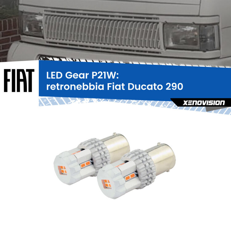 0 Retronebbia LED per Fiat Ducato 290 1989 - 1994: P21W Gear <p>Coppia <strong>LED P21W Rossi per </strong><strong>Retronebbia</strong> <strong>Fiat</strong> <strong>Ducato </strong>(290) 1989 - 1994: ultracompatti, illuminazione a 360 gradi e Canbus. Qualità Massima.</p>
<div> </div>