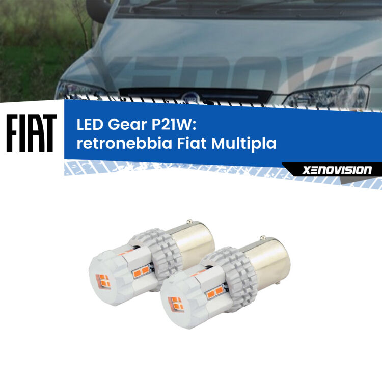 0 Retronebbia LED per Fiat Multipla  1999 - 2010: P21W Gear <p>Coppia <strong>LED P21W Rossi per </strong><strong>Retronebbia</strong> <strong>Fiat</strong> <strong>Multipla </strong> 1999 - 2010: ultracompatti, illuminazione a 360 gradi e Canbus. Qualità Massima.</p>
<div> </div>