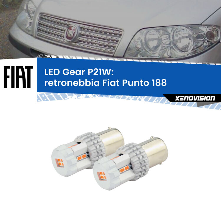 0 Retronebbia LED per Fiat Punto 188 1999 - 2010: P21W Gear <p>Coppia <strong>LED P21W Rossi per </strong><strong>Retronebbia</strong> <strong>Fiat</strong> <strong>Punto </strong>(188) 1999 - 2010: ultracompatti, illuminazione a 360 gradi e Canbus. Qualità Massima.</p>
<div> </div>