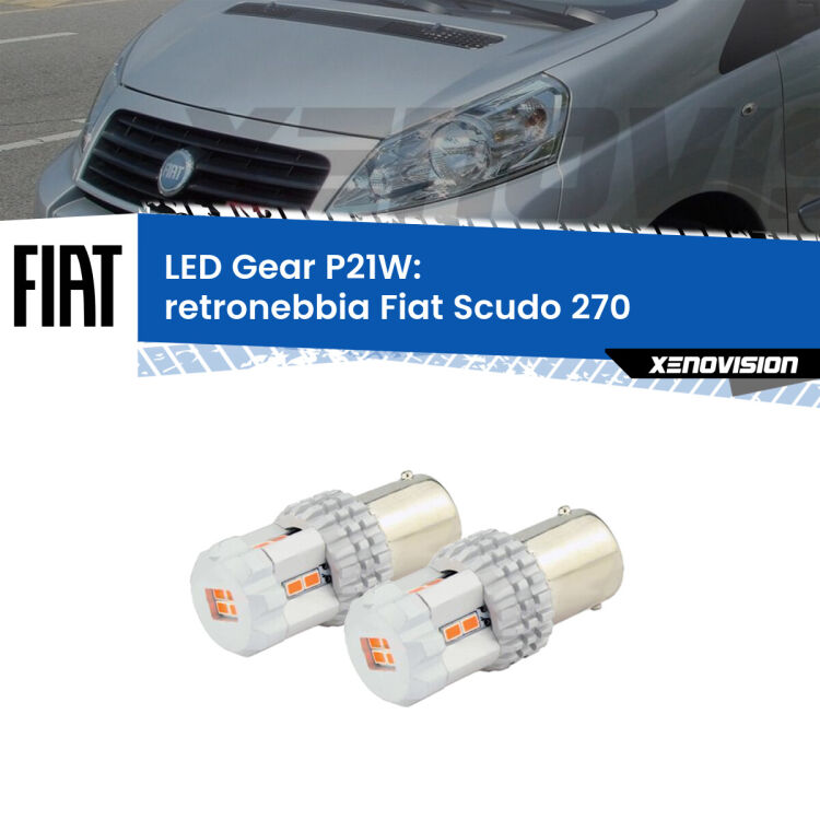 0 Retronebbia LED per Fiat Scudo 270 2007 - 2016: P21W Gear <p>Coppia <strong>LED P21W Rossi per </strong><strong>Retronebbia</strong> <strong>Fiat</strong> <strong>Scudo </strong>(270) 2007 - 2016: ultracompatti, illuminazione a 360 gradi e Canbus. Qualità Massima.</p>
<div> </div>
