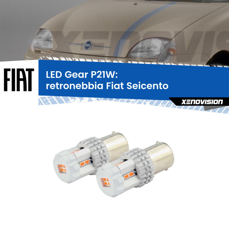 0 Retronebbia LED per Fiat Seicento 1998 - 2010: P21W Gear <p>Coppia <strong>LED P21W Rossi per </strong><strong>Retronebbia</strong> <strong>Fiat</strong> <strong>Seicento </strong> 1998 - 2010: ultracompatti, illuminazione a 360 gradi e Canbus. Qualità Massima.</p>
<div> </div>