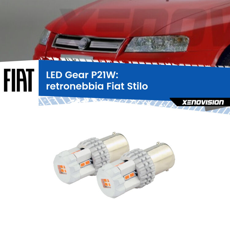 0 Retronebbia LED per Fiat Stilo 2001 - 2006: P21W Gear <p>Coppia <strong>LED P21W Rossi per </strong><strong>Retronebbia</strong> <strong>Fiat</strong> <strong>Stilo </strong> 2001 - 2006: ultracompatti, illuminazione a 360 gradi e Canbus. Qualità Massima.</p>
<div> </div>