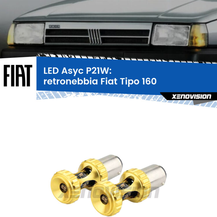 0 Retronebbia LED per Fiat Tipo 160 1987 - 1996: P21W Asyc <strong>Retronebbia LED per Fiat Tipo</strong> 160 1987 - 1996. Coppia lampade <strong>P21W</strong> super canbus Rosse modello Gear2.