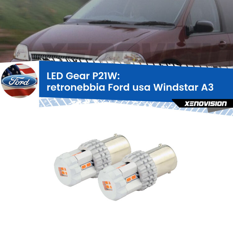 0 Retronebbia LED per Ford usa Windstar A3 1995 - 2000: P21W Gear <p>Coppia <strong>LED P21W Rossi per </strong><strong>Retronebbia</strong> <strong>Ford usa</strong> <strong>Windstar </strong>(A3) 1995 - 2000: ultracompatti, illuminazione a 360 gradi e Canbus. Qualità Massima.</p>
<div> </div>