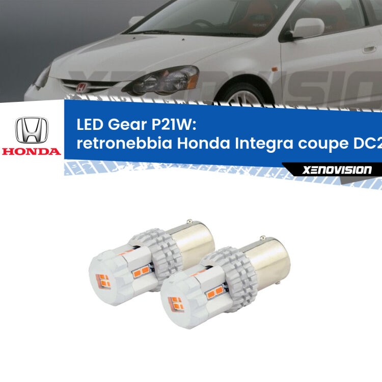 0 Retronebbia LED per Honda Integra coupe DC2, DC4 1997 - 2001: P21W Gear <p>Coppia <strong>LED P21W Rossi per </strong><strong>Retronebbia</strong> <strong>Honda</strong> <strong>Integra coupe </strong>(DC2, DC4) 1997 - 2001: ultracompatti, illuminazione a 360 gradi e Canbus. Qualità Massima.</p>
<div> </div>