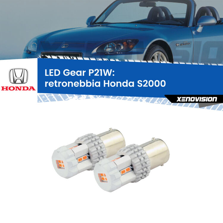 0 Retronebbia LED per Honda S2000 1999 - 2009: P21W Gear <p>Coppia <strong>LED P21W Rossi per </strong><strong>Retronebbia</strong> <strong>Honda</strong> <strong>S2000 </strong> 1999 - 2009: ultracompatti, illuminazione a 360 gradi e Canbus. Qualità Massima.</p>
<div> </div>