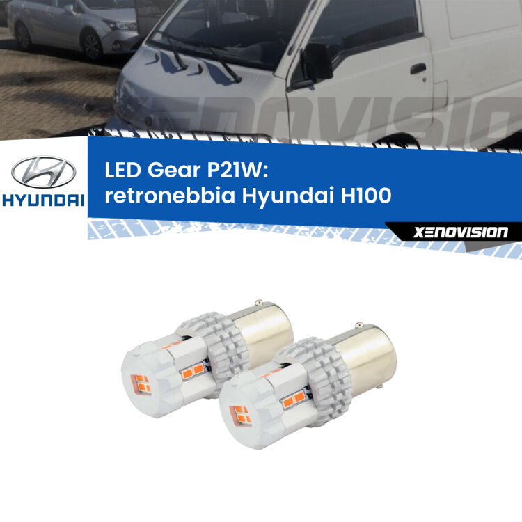 0 Retronebbia LED per Hyundai H100  1994 - 2000: P21W Gear <p>Coppia <strong>LED P21W Rossi per </strong><strong>Retronebbia</strong> <strong>Hyundai</strong> <strong>H100 </strong> 1994 - 2000: ultracompatti, illuminazione a 360 gradi e Canbus. Qualità Massima.</p>
<div> </div>