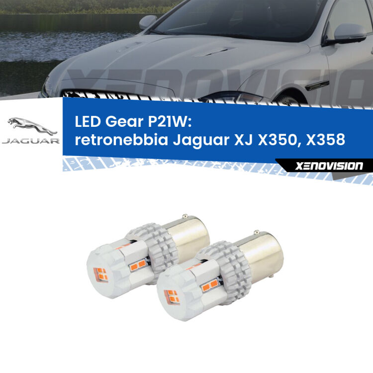 0 Retronebbia LED per Jaguar XJ X350, X358 2003 - 2009: P21W Gear <p>Coppia <strong>LED P21W Rossi per </strong><strong>Retronebbia</strong> <strong>Jaguar</strong> <strong>XJ </strong>(X350, X358) 2003 - 2009: ultracompatti, illuminazione a 360 gradi e Canbus. Qualità Massima.</p>
<div> </div>