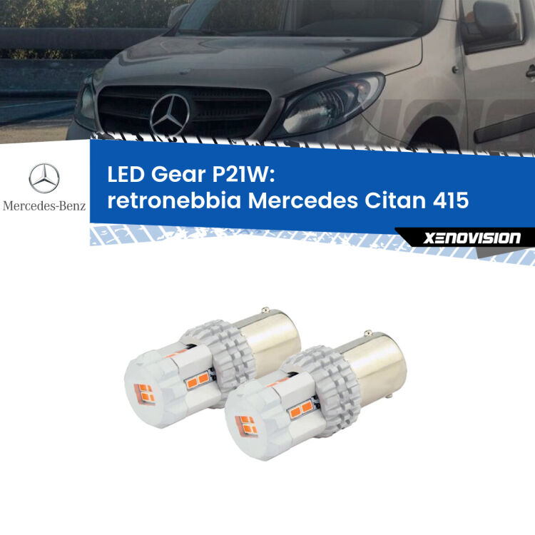 0 Retronebbia LED per Mercedes Citan 415 2012 in poi: P21W Gear <p>Coppia <strong>LED P21W Rossi per </strong><strong>Retronebbia</strong> <strong>Mercedes</strong> <strong>Citan </strong>(415) 2012 in poi: ultracompatti, illuminazione a 360 gradi e Canbus. Qualità Massima.</p>
<div> </div>