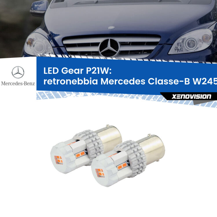 0 Retronebbia LED per Mercedes Classe-B W245 2005 - 2011: P21W Gear <p>Coppia <strong>LED P21W Rossi per </strong><strong>Retronebbia</strong> <strong>Mercedes</strong> <strong>Classe-B </strong>(W245) 2005 - 2011: ultracompatti, illuminazione a 360 gradi e Canbus. Qualità Massima.</p>
<div> </div>
