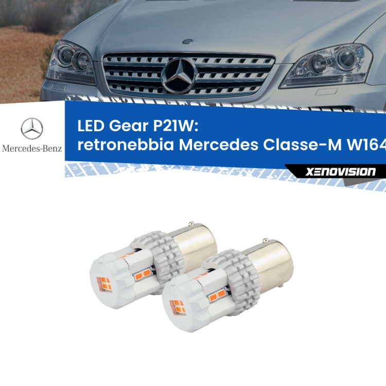 0 Retronebbia LED per Mercedes Classe-M W164 prima serie: P21W Gear <p>Coppia <strong>LED P21W Rossi per </strong><strong>Retronebbia</strong> <strong>Mercedes</strong> <strong>Classe-M </strong>(W164) prima serie: ultracompatti, illuminazione a 360 gradi e Canbus. Qualità Massima.</p>
<div> </div>
