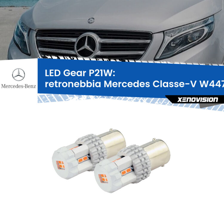 0 Retronebbia LED per Mercedes Classe-V W447 2014 in poi: P21W Gear <p>Coppia <strong>LED P21W Rossi per </strong><strong>Retronebbia</strong> <strong>Mercedes</strong> <strong>Classe-V </strong>(W447) 2014 in poi: ultracompatti, illuminazione a 360 gradi e Canbus. Qualità Massima.</p>
<div> </div>