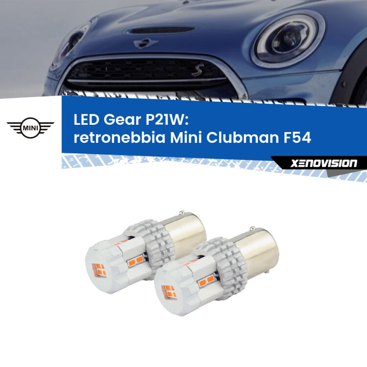 0 Retronebbia LED per Mini Clubman F54 2014 - 2019: P21W Gear <p>Coppia <strong>LED P21W Rossi per </strong><strong>Retronebbia</strong> <strong>Mini</strong> <strong>Clubman </strong>(F54) 2014 - 2019: ultracompatti, illuminazione a 360 gradi e Canbus. Qualità Massima.</p>
<div> </div>