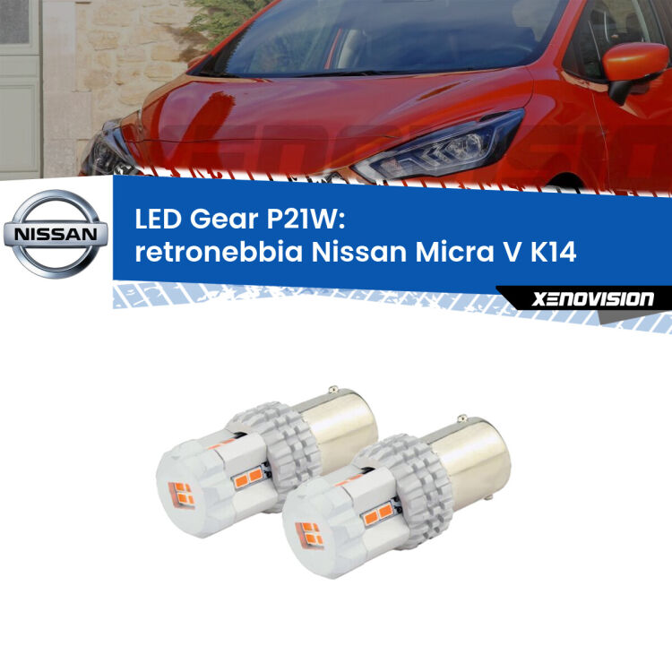 0 Retronebbia LED per Nissan Micra V K14 2016 in poi: P21W Gear <p>Coppia <strong>LED P21W Rossi per </strong><strong>Retronebbia</strong> <strong>Nissan</strong> <strong>Micra V </strong>(K14) 2016 in poi: ultracompatti, illuminazione a 360 gradi e Canbus. Qualità Massima.</p>
<div> </div>
