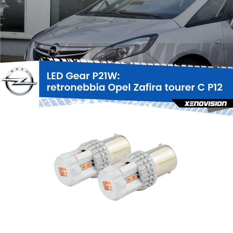 0 Retronebbia LED per Opel Zafira C Tourer  2011 - 2019: P21W Gear <p>Coppia <strong>LED P21W Rossi per </strong><strong>Retronebbia</strong> <strong>Opel</strong> <strong>Zafira C Tourer </strong> 2011 - 2019: ultracompatti, illuminazione a 360 gradi e Canbus. Qualità Massima.</p>
<div> </div>
