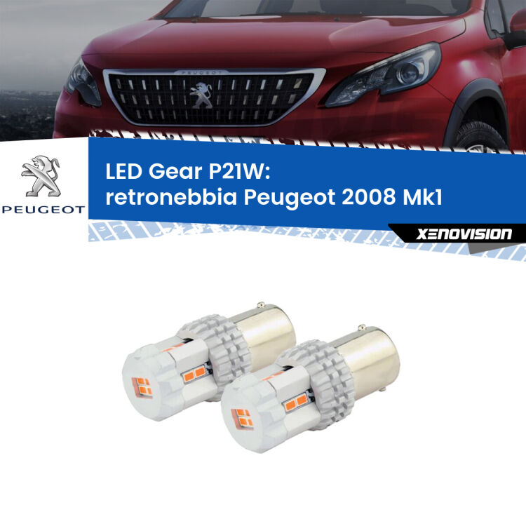 0 Retronebbia LED per Peugeot 2008 Mk1 2013 - 2018: P21W Gear <p>Coppia <strong>LED P21W Rossi per </strong><strong>Retronebbia</strong> <strong>Peugeot</strong> <strong>2008 </strong>(Mk1) 2013 - 2018: ultracompatti, illuminazione a 360 gradi e Canbus. Qualità Massima.</p>
<div> </div>