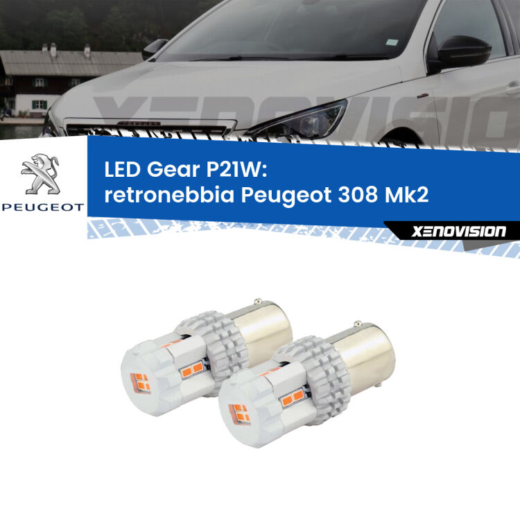 0 Retronebbia LED per Peugeot 308 Mk2 2013 - 2019: P21W Gear <p>Coppia <strong>LED P21W Rossi per </strong><strong>Retronebbia</strong> <strong>Peugeot</strong> <strong>308 </strong>(Mk2) 2013 - 2019: ultracompatti, illuminazione a 360 gradi e Canbus. Qualità Massima.</p>
<div> </div>