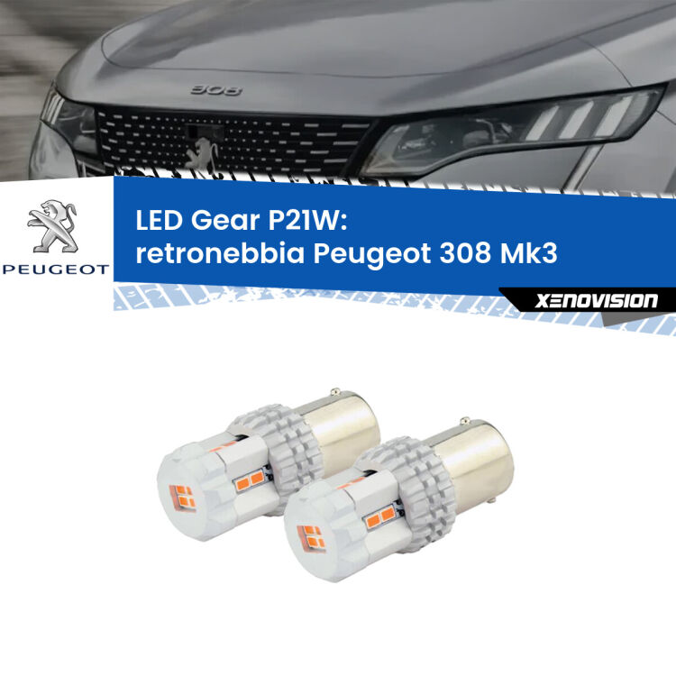 0 Retronebbia LED per Peugeot 308 Mk3 2020 in poi: P21W Gear <p>Coppia <strong>LED P21W Rossi per </strong><strong>Retronebbia</strong> <strong>Peugeot</strong> <strong>308 </strong>(Mk3) 2020 in poi: ultracompatti, illuminazione a 360 gradi e Canbus. Qualità Massima.</p>
<div> </div>