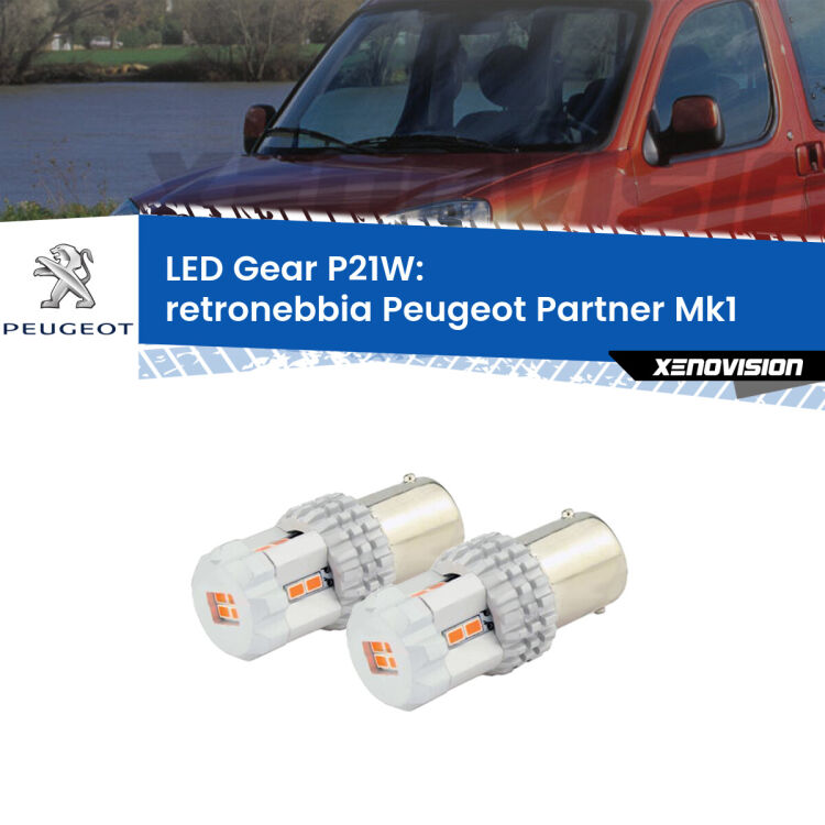 0 Retronebbia LED per Peugeot Partner Mk1 1996 - 2007: P21W Gear <p>Coppia <strong>LED P21W Rossi per </strong><strong>Retronebbia</strong> <strong>Peugeot</strong> <strong>Partner </strong>(Mk1) 1996 - 2007: ultracompatti, illuminazione a 360 gradi e Canbus. Qualità Massima.</p>
<div> </div>