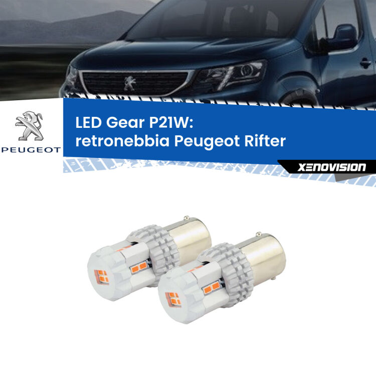 0 Retronebbia LED per Peugeot Rifter 2018 in poi: P21W Gear <p>Coppia <strong>LED P21W Rossi per </strong><strong>Retronebbia</strong> <strong>Peugeot</strong> <strong>Rifter </strong> 2018 in poi: ultracompatti, illuminazione a 360 gradi e Canbus. Qualità Massima.</p>
<div> </div>