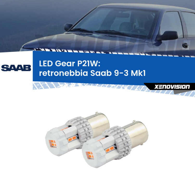 0 Retronebbia LED per Saab 9-3 Mk1 1998 - 2002: P21W Gear <p>Coppia <strong>LED P21W Rossi per </strong><strong>Retronebbia</strong> <strong>Saab</strong> <strong>9-3 </strong>(Mk1) 1998 - 2002: ultracompatti, illuminazione a 360 gradi e Canbus. Qualità Massima.</p>
<div> </div>