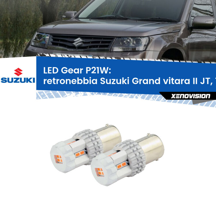 Retronebbia LED per Suzuki Grand vitara II JT, TE, TD 2013 - 2015: P21W Gear <p>Coppia <strong>LED P21W Rossi per </strong><strong>Retronebbia</strong> <strong>Suzuki</strong> <strong>Grand vitara II </strong>(JT, TE, TD) 2013 - 2015: ultracompatti, illuminazione a 360 gradi e Canbus. Qualità Massima.</p>
<div> </div>