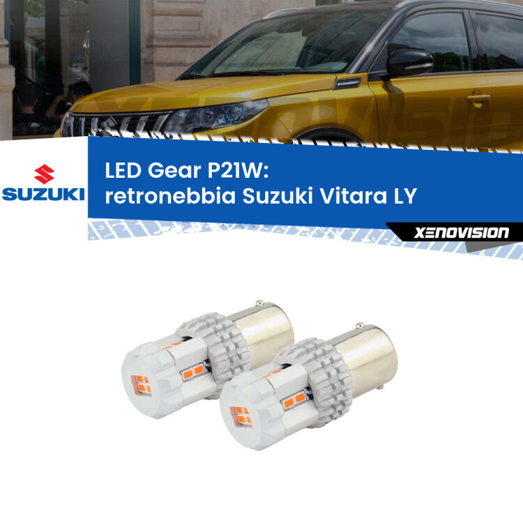 0 Retronebbia LED per Suzuki Vitara LY prima serie: P21W Gear <p>Coppia <strong>LED P21W Rossi per </strong><strong>Retronebbia</strong> <strong>Suzuki</strong> <strong>Vitara </strong>(LY) prima serie: ultracompatti, illuminazione a 360 gradi e Canbus. Qualità Massima.</p>
<div> </div>