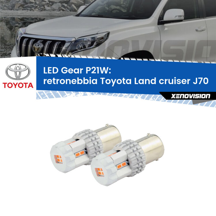0 Retronebbia LED per Toyota Land cruiser J70 1984 - 1996: P21W Gear <p>Coppia <strong>LED P21W Rossi per </strong><strong>Retronebbia</strong> <strong>Toyota</strong> <strong>Land cruiser </strong>(J70) 1984 - 1996: ultracompatti, illuminazione a 360 gradi e Canbus. Qualità Massima.</p>
<div> </div>