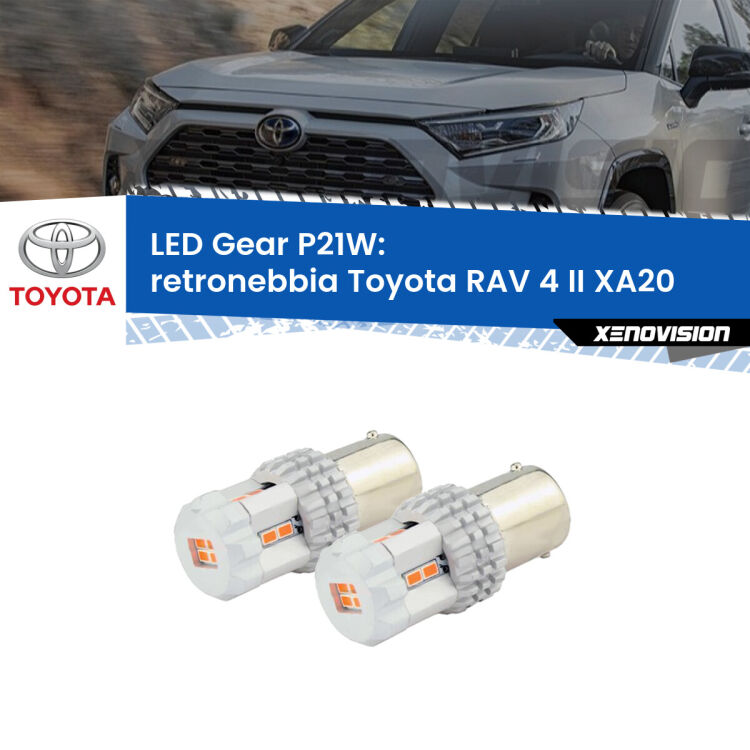 0 Retronebbia LED per Toyota RAV 4 II XA20 2000 - 2005: P21W Gear <p>Coppia <strong>LED P21W Rossi per </strong><strong>Retronebbia</strong> <strong>Toyota</strong> <strong>RAV 4 II </strong>(XA20) 2000 - 2005: ultracompatti, illuminazione a 360 gradi e Canbus. Qualità Massima.</p>
<div> </div>