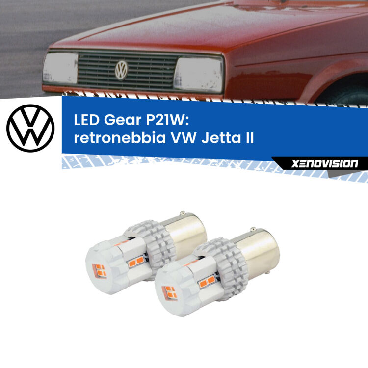 0 Retronebbia LED per VW Jetta II 1984 - 1992: P21W Gear <p>Coppia <strong>LED P21W Rossi per </strong><strong>Retronebbia</strong> <strong>VW</strong> <strong>Jetta </strong>(II) 1984 - 1992: ultracompatti, illuminazione a 360 gradi e Canbus. Qualità Massima.</p>
<div> </div>