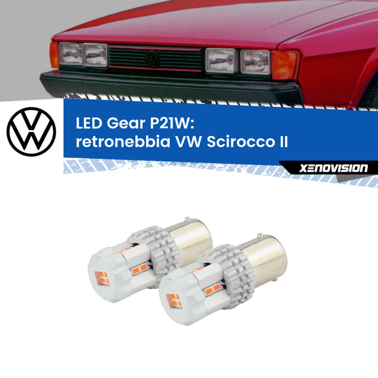 0 Retronebbia LED per VW Scirocco II 1980 - 1992: P21W Gear <p>Coppia <strong>LED P21W Rossi per </strong><strong>Retronebbia</strong> <strong>VW</strong> <strong>Scirocco </strong>(II) 1980 - 1992: ultracompatti, illuminazione a 360 gradi e Canbus. Qualità Massima.</p>
<div> </div>