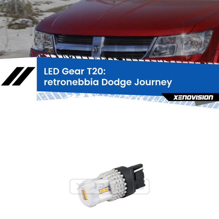 0 Retronebbia LED T20 Gear per Dodge Journey 2011 - 2015 <strong>Retronebbia LED per Dodge Journey</strong> 2011 - 2015. Lampada <strong>T20</strong> rossa modello Gear.