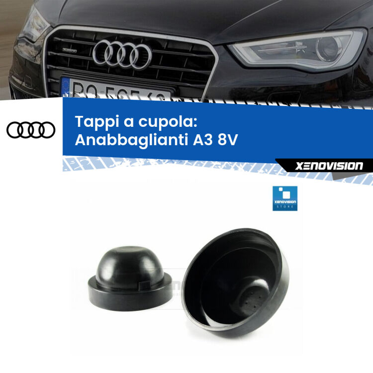 Tappi A Cupola Per Anabbaglianti HIR2 Toyota Auris E180 2012 - 2018 (Coppia - Foto 3