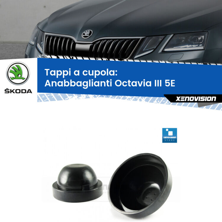 Tappi A Cupola Per Anabbaglianti HIR2 Toyota Auris E180 2012 - 2018 (Coppia - Foto 2