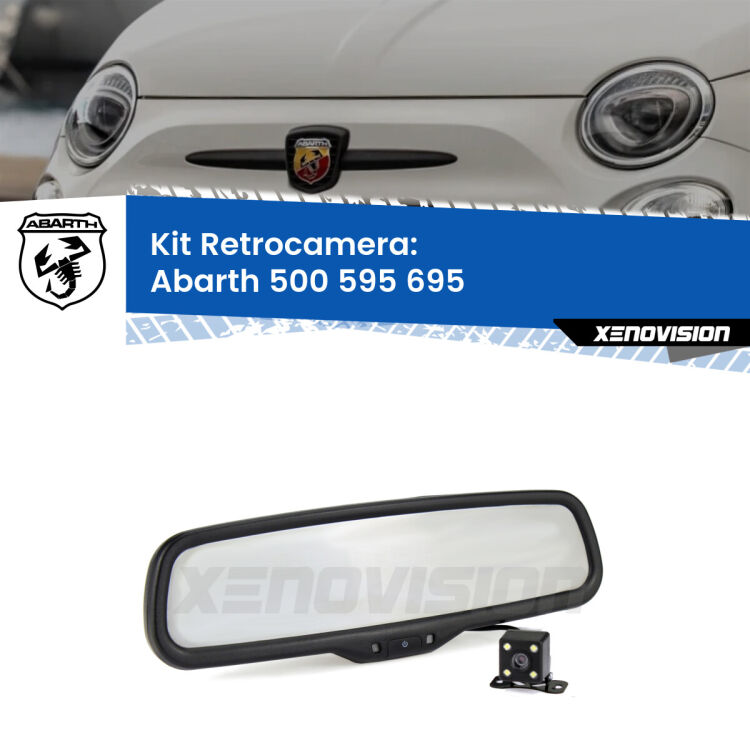 Telecamera e Specchio retrovisore OEM Look con display invisibile per Abarth 500 595 695 Kit Telecamera Parcheggio e Specchietto retrovisore con display invisibile per Abarth 500 595 695 . Spento è identico all’originale. In retromarcia, l’immagine appare in un riquadro prima invisibile