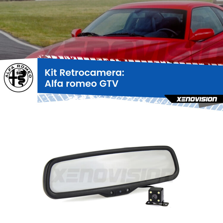 Telecamera e Specchio retrovisore OEM Look con display invisibile per Alfa romeo GTV  Kit Telecamera Parcheggio e Specchietto retrovisore con display invisibile per Alfa romeo GTV . Spento è identico all’originale. In retromarcia, l’immagine appare in un riquadro prima invisibile