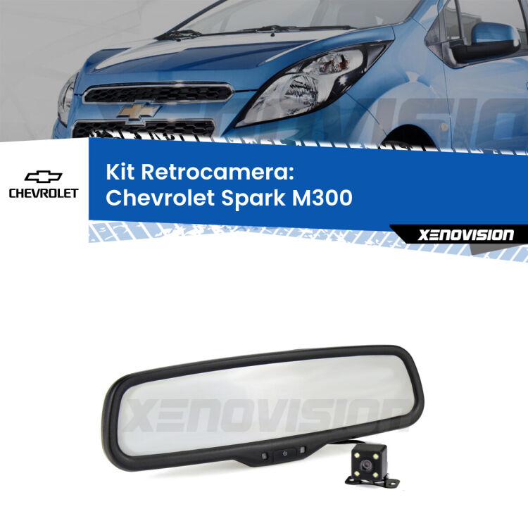 Telecamera e Specchio retrovisore OEM Look con display invisibile per Chevrolet Spark M300 Kit Telecamera Parcheggio e Specchietto retrovisore con display invisibile per Chevrolet Spark M300. Spento è identico all’originale. In retromarcia, l’immagine appare in un riquadro prima invisibile