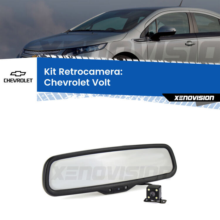 Telecamera e Specchio retrovisore OEM Look con display invisibile per Chevrolet Volt  Kit Telecamera Parcheggio e Specchietto retrovisore con display invisibile per Chevrolet Volt . Spento è identico all’originale. In retromarcia, l’immagine appare in un riquadro prima invisibile