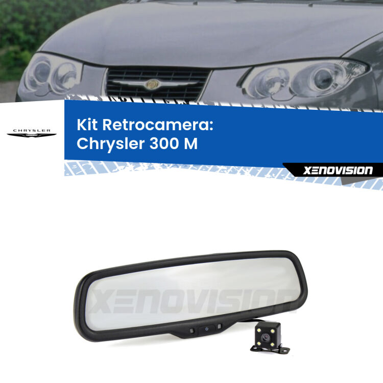 Telecamera e Specchio retrovisore OEM Look con display invisibile per Chrysler 300 M Kit Telecamera Parcheggio e Specchietto retrovisore con display invisibile per Chrysler 300 M . Spento è identico all’originale. In retromarcia, l’immagine appare in un riquadro prima invisibile