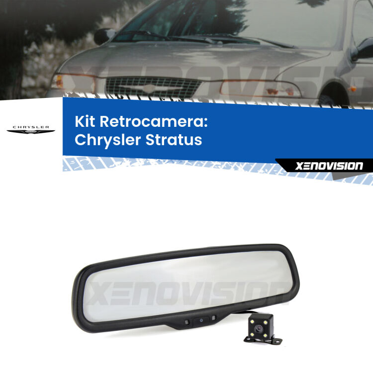 Telecamera e Specchio retrovisore OEM Look con display invisibile per Chrysler Stratus Kit Telecamera Parcheggio e Specchietto retrovisore con display invisibile per Chrysler Stratus . Spento è identico all’originale. In retromarcia, l’immagine appare in un riquadro prima invisibile