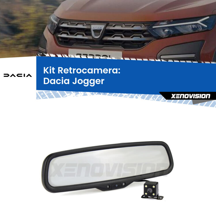 Telecamera e Specchio retrovisore OEM Look con display invisibile per Dacia Jogger Kit Telecamera Parcheggio e Specchietto retrovisore con display invisibile per Dacia Jogger . Spento è identico all’originale. In retromarcia, l’immagine appare in un riquadro prima invisibile