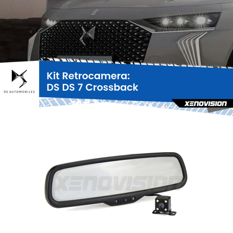 Telecamera e Specchio retrovisore OEM Look con display invisibile per DS DS 7 Crossback Kit Telecamera Parcheggio e Specchietto retrovisore con display invisibile per DS DS 7 Crossback . Spento è identico all’originale. In retromarcia, l’immagine appare in un riquadro prima invisibile