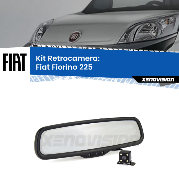 Telecamera e Specchio retrovisore OEM Look con display invisibile per Fiat Fiorino 225 Kit Telecamera Parcheggio e Specchietto retrovisore con display invisibile per Fiat Fiorino 225. Spento è identico all’originale. In retromarcia, l’immagine appare in un riquadro prima invisibile