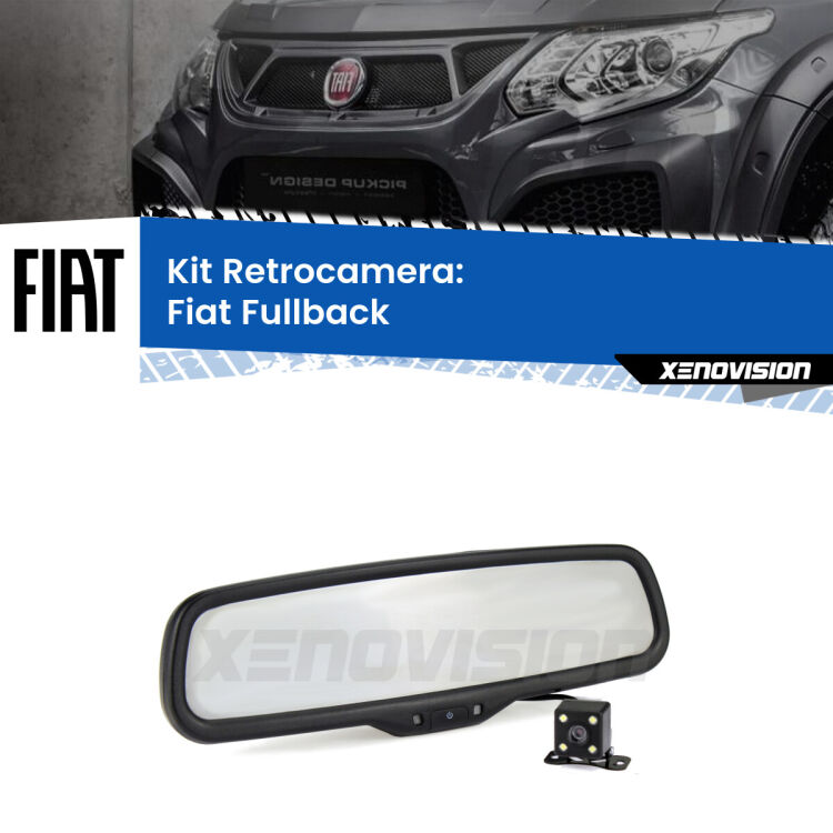 Telecamera e Specchio retrovisore OEM Look con display invisibile per Fiat Fullback Kit Telecamera Parcheggio e Specchietto retrovisore con display invisibile per Fiat Fullback . Spento è identico all’originale. In retromarcia, l’immagine appare in un riquadro prima invisibile