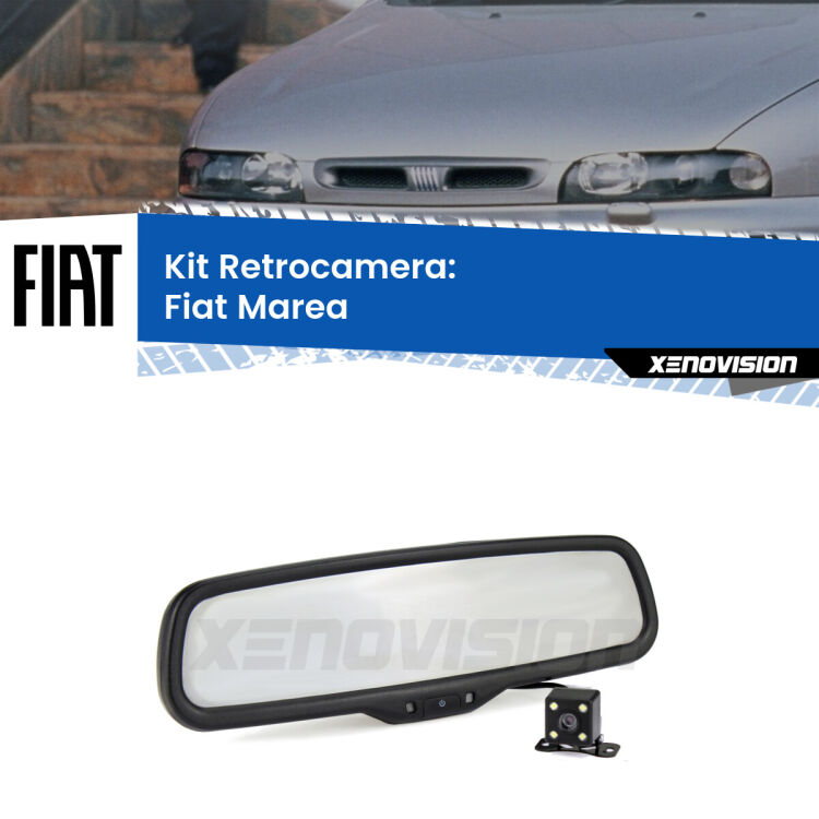 Telecamera e Specchio retrovisore OEM Look con display invisibile per Fiat Marea Kit Telecamera Parcheggio e Specchietto retrovisore con display invisibile per Fiat Marea . Spento è identico all’originale. In retromarcia, l’immagine appare in un riquadro prima invisibile