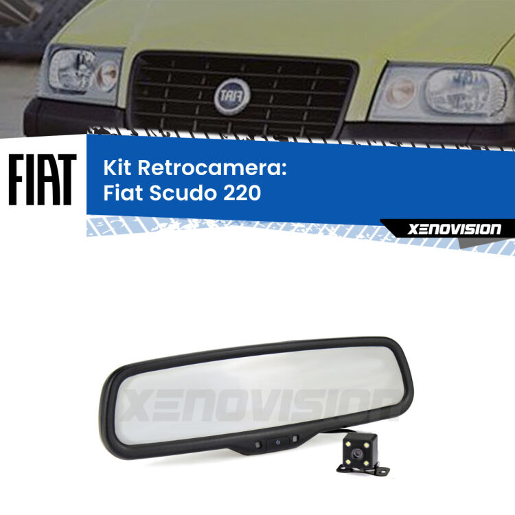 Telecamera e Specchio retrovisore OEM Look con display invisibile per Fiat Scudo 220 Kit Telecamera Parcheggio e Specchietto retrovisore con display invisibile per Fiat Scudo 220. Spento è identico all’originale. In retromarcia, l’immagine appare in un riquadro prima invisibile
