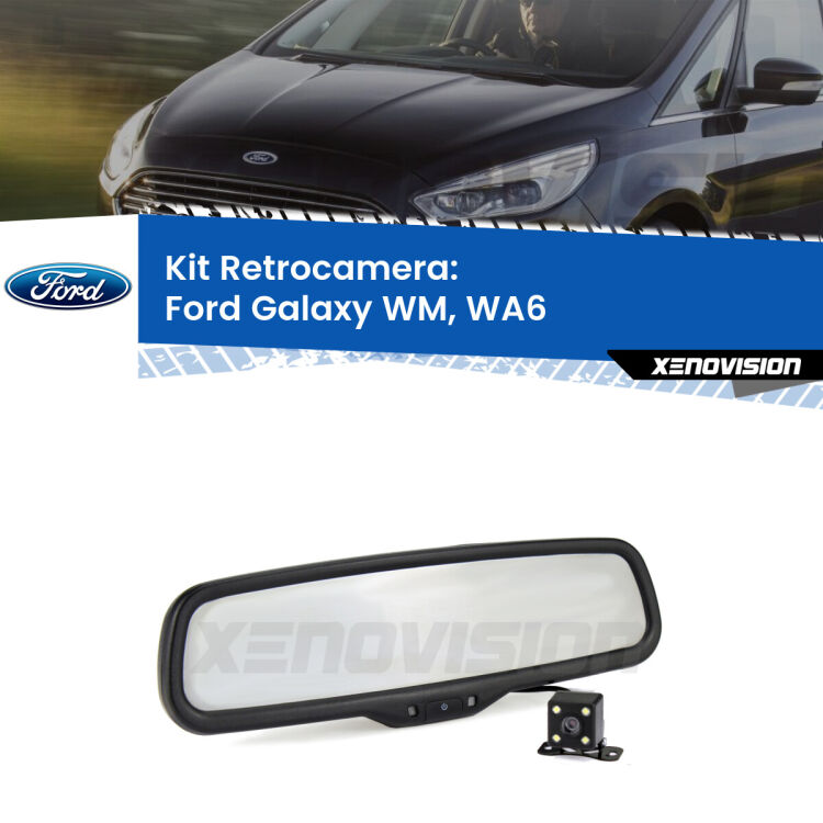 Telecamera e Specchio retrovisore OEM Look con display invisibile per Ford Galaxy WM, WA6 Kit Telecamera Parcheggio e Specchietto retrovisore con display invisibile per Ford Galaxy WM, WA6. Spento è identico all’originale. In retromarcia, l’immagine appare in un riquadro prima invisibile