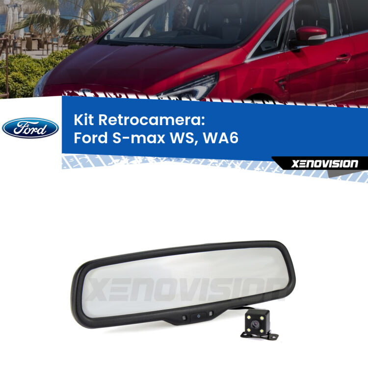 Telecamera e Specchio retrovisore OEM Look con display invisibile per Ford S-max WS, WA6 Kit Telecamera Parcheggio e Specchietto retrovisore con display invisibile per Ford S-max WS, WA6. Spento è identico all’originale. In retromarcia, l’immagine appare in un riquadro prima invisibile