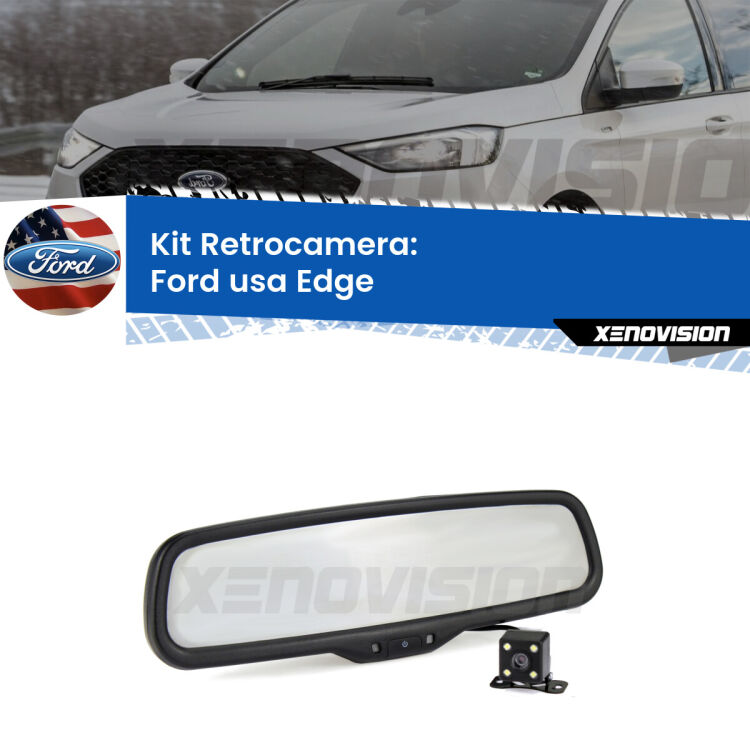 Telecamera e Specchio retrovisore OEM Look con display invisibile per Ford usa Edge Kit Telecamera Parcheggio e Specchietto retrovisore con display invisibile per Ford usa Edge . Spento è identico all’originale. In retromarcia, l’immagine appare in un riquadro prima invisibile